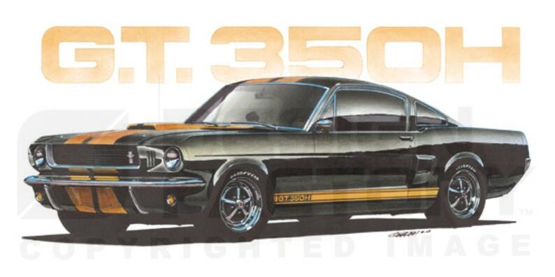 Design Factory Art by Jim Gerdom 1966 Shelby GT350H