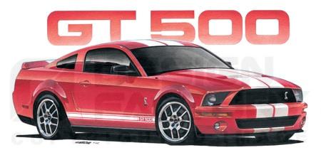 Design Factory Art by Jim Gerdom - 2007 GT500 Concept (red)