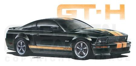 Design Factory Art by Jim Gerdom - 2006 Shelby GT-H