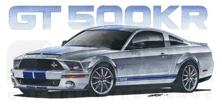 Design Factory Art by Jim Gerdom - 2008 Shelby GT500KR Design Factory Art by Jim Gerdom - 2008 Shelby GT500KR