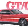 Design Factory Art by Jim Gerdom - 1968 Mustang GT/CS