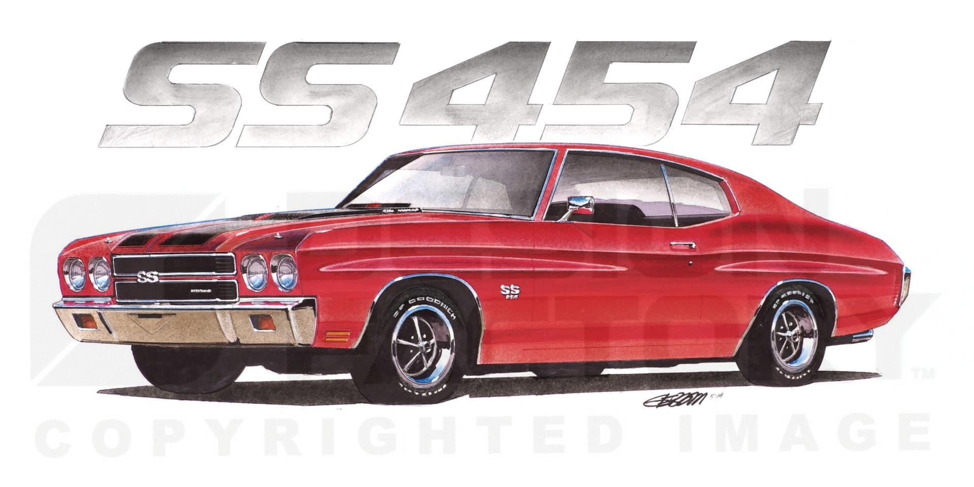 Design Factory Art by Jim Gerdom - 1970 Chevelle SS454 Design Factory Art by Jim Gerdom - 1970 Chevelle SS454