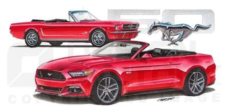 Design Factory Art by Jim Gerdom - Mustang 50?