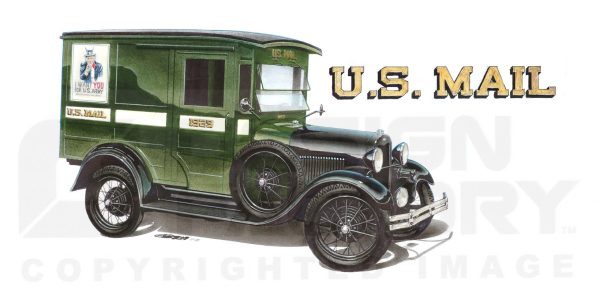 082 1929 Ford Model A US Mail Truck