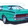 127 1970 Cougar Eliminator - Green