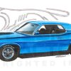 128 1970 Cougar Eliminator - blue