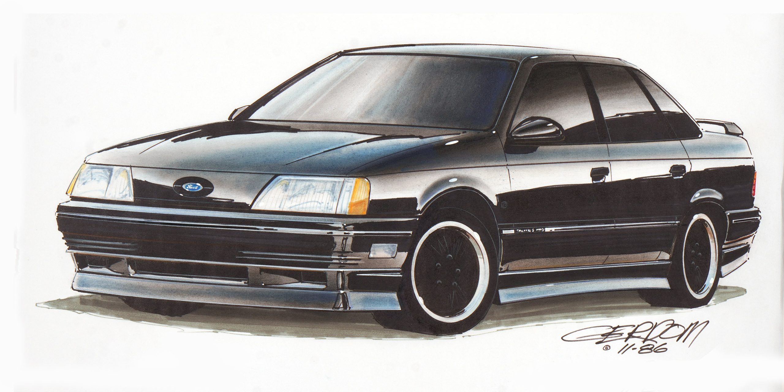 Design Factory Art by Jim Gerdom - 1986 Aeroform Taurus