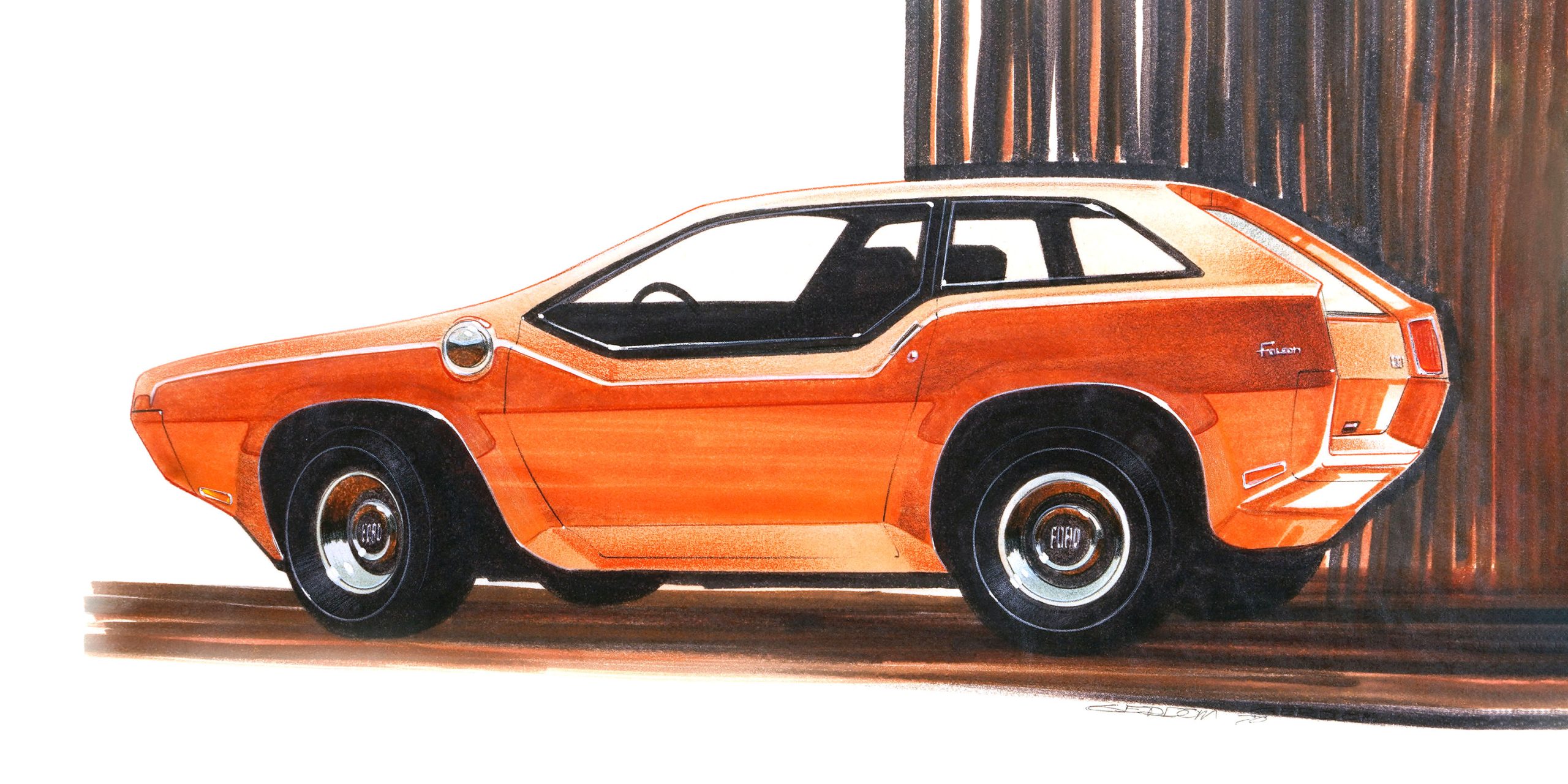 Design Factory Art by Jim Gerdom - Falcon Concept