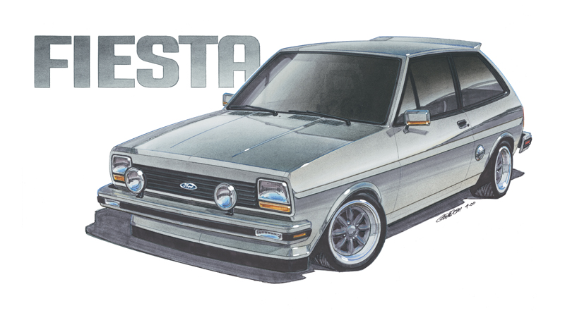 1978 Fiesta Mk.1 Project Car - Jim Gerdom - Design Factory Art